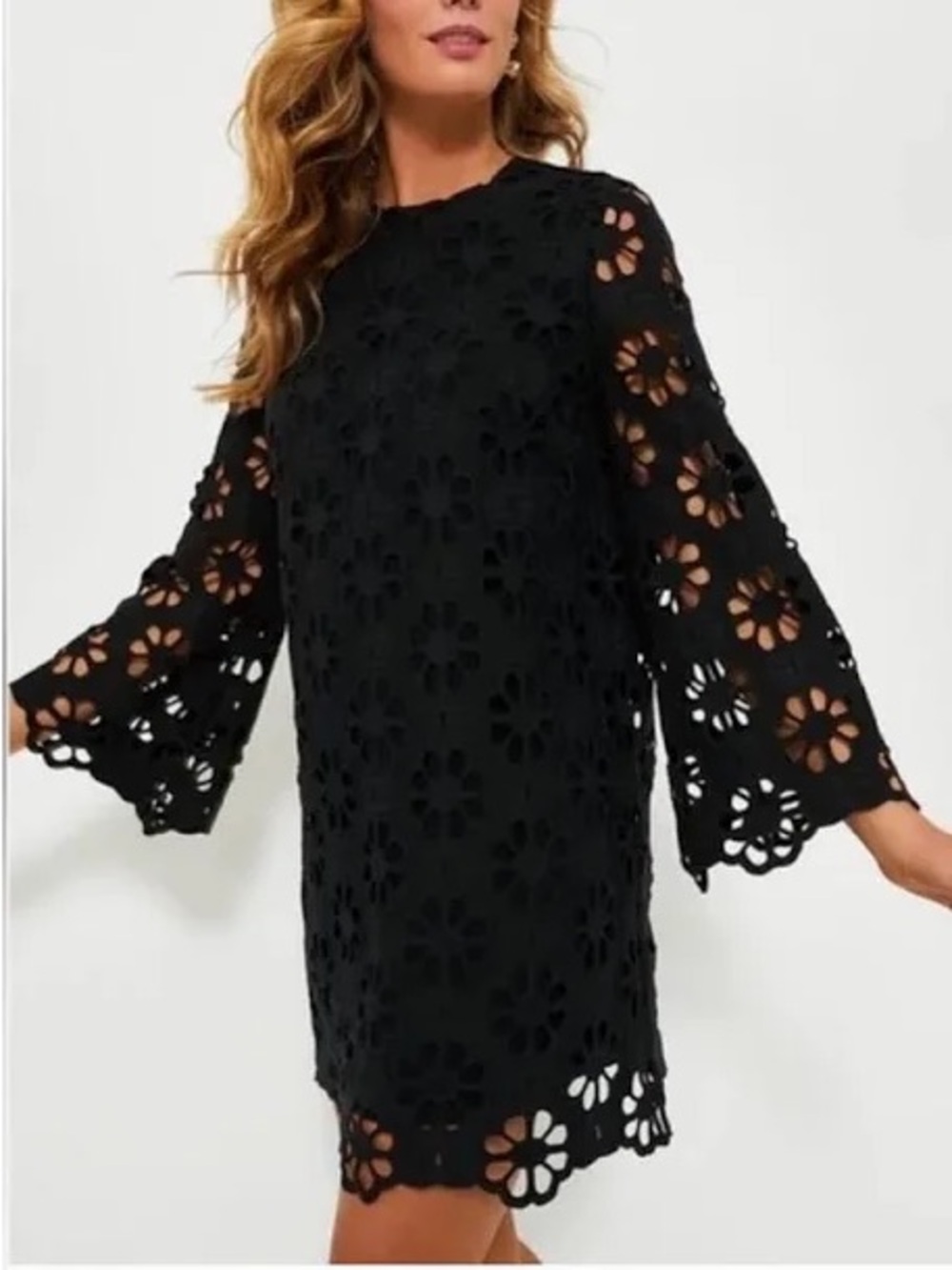 BRAND NEW: Tuckernuck - Hutton Black Eyelet Mini Dress
